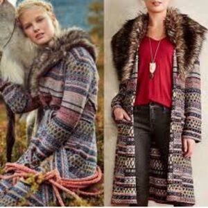 Anthropology angel of the north sweater